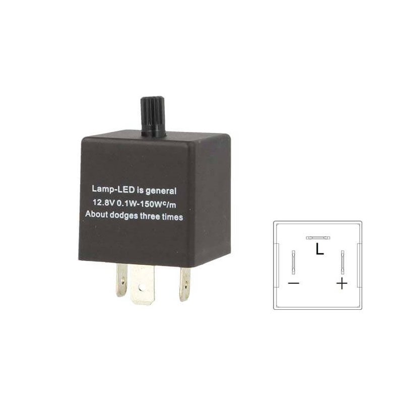 Relè lampeggiante moto 12V 2 pin Lumitecs LED indipendente dal carico